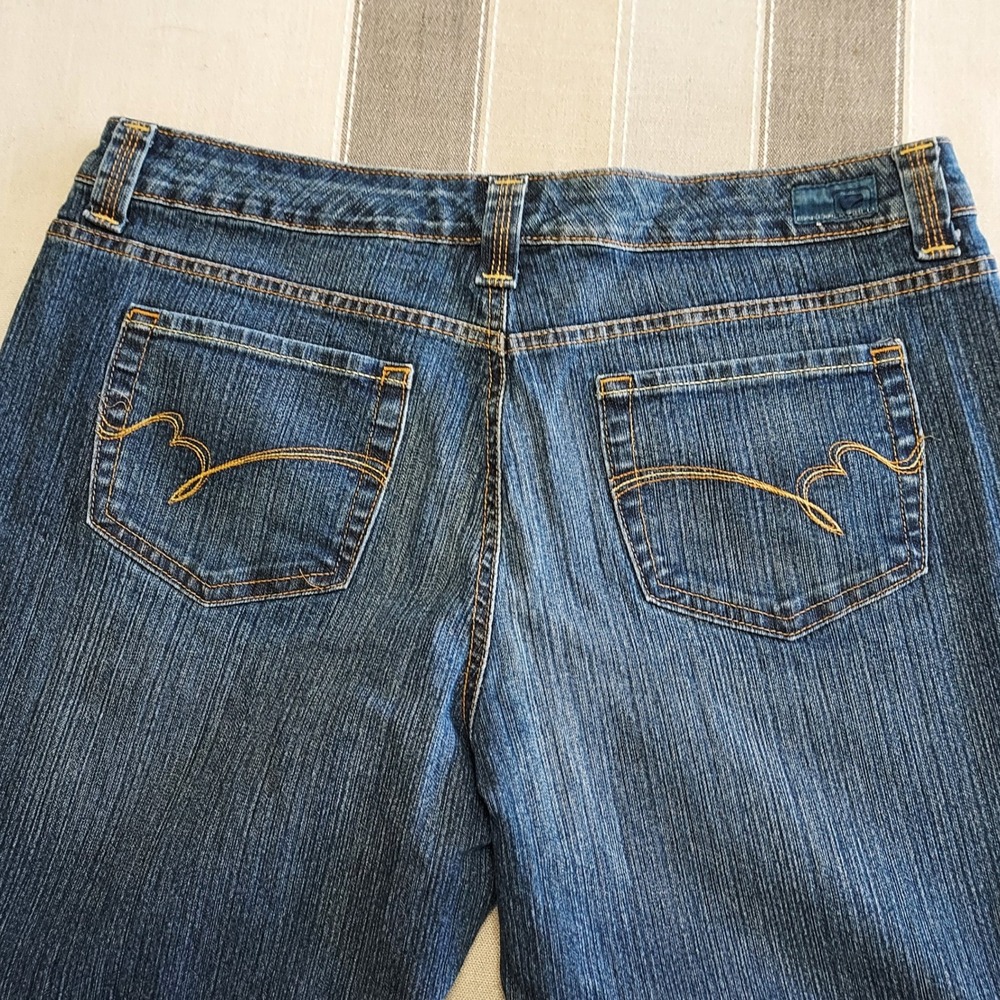Bandiolinoblu Mandie Classic‎ Fit Denim Jeans Womens Size 16 Short Dark Wash
